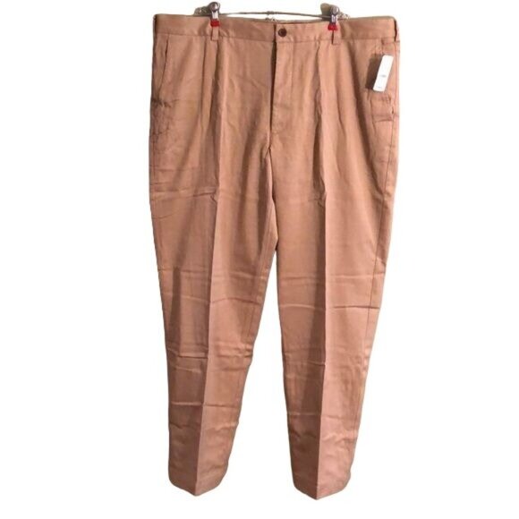 Brooks Brothers Other - NWT Men’s Brooks Brothers Clark Fit Pants 42W x 32L Tan Flat Front